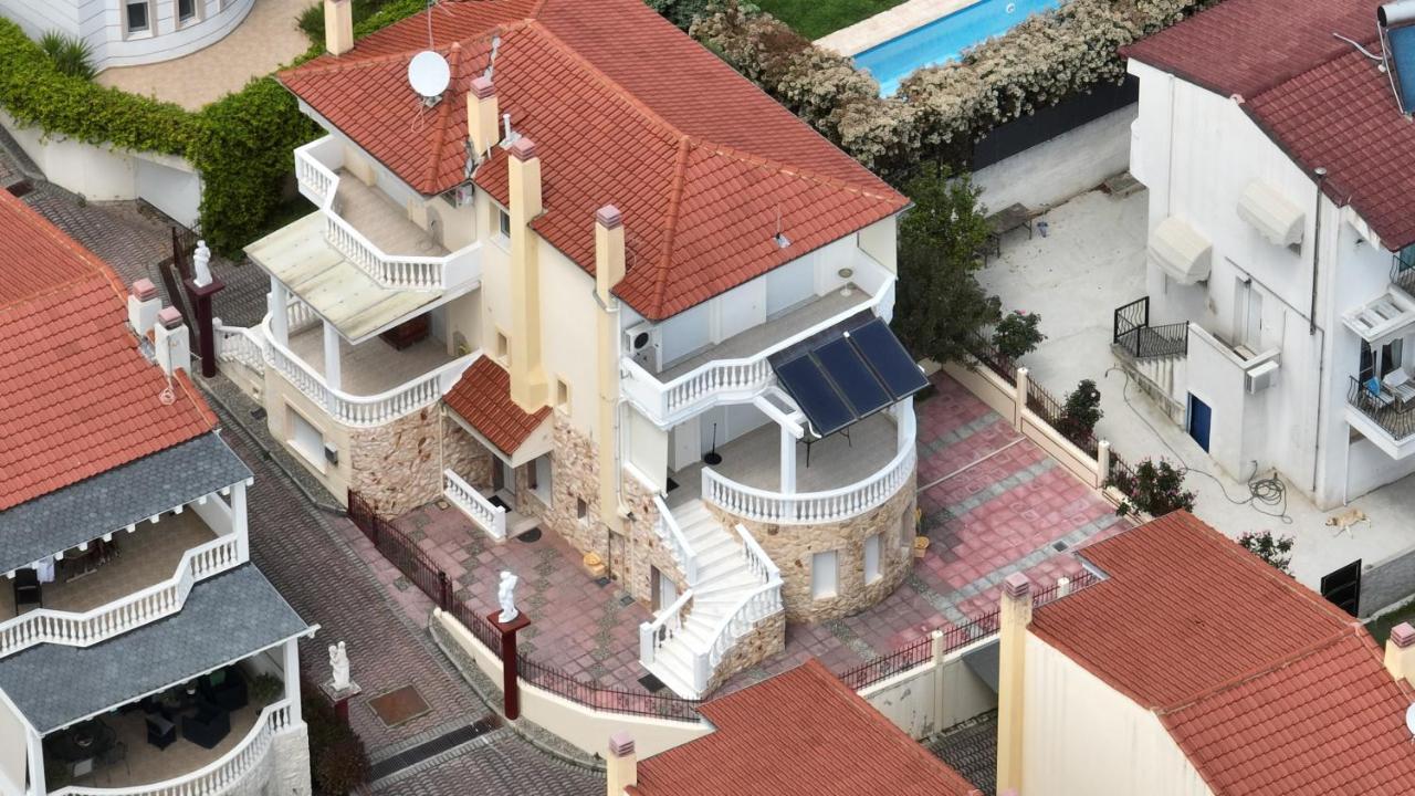 Artemis Luxury Villa Palaiontsiflikion Bagian luar foto